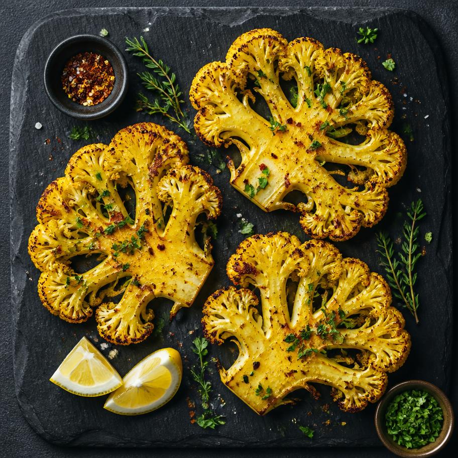 Turmeric Cauliflower Steaks
